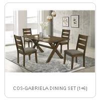COS-GABRIELA DINING SET (1+6)